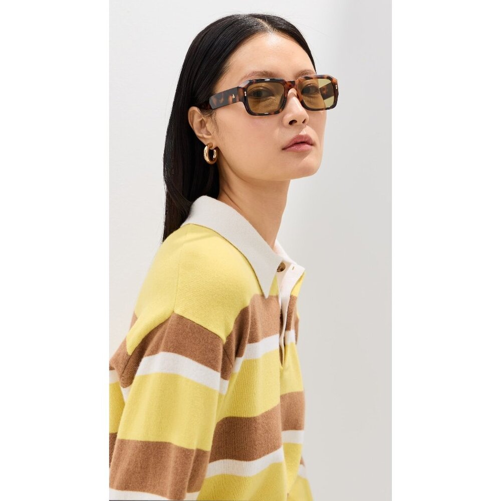 AIRE Pluto Sunglasses in Syrup Tort & Sage Tint Brown New Unisex Sunnies - Picture 14 of 14